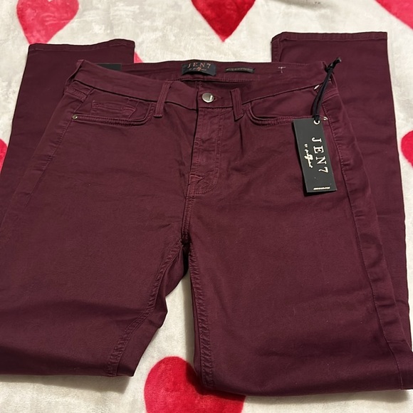 NWT Jen7 Slim Straight 7 for all mankind* Pant 6 Petite - Picture 15 of 16